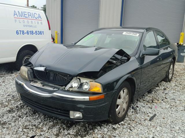 1LNHM86S42Y683870 - 2002 LINCOLN LS GREEN photo 2