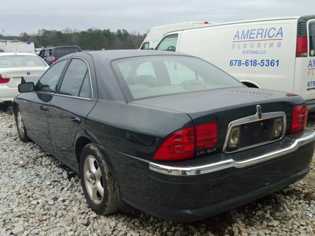 1LNHM86S42Y683870 - 2002 LINCOLN LS GREEN photo 3