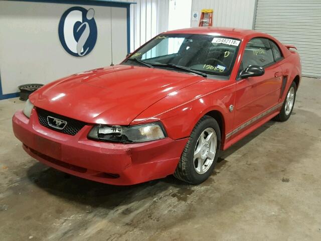 1FAFP40644F158108 - 2004 FORD MUSTANG RED photo 2