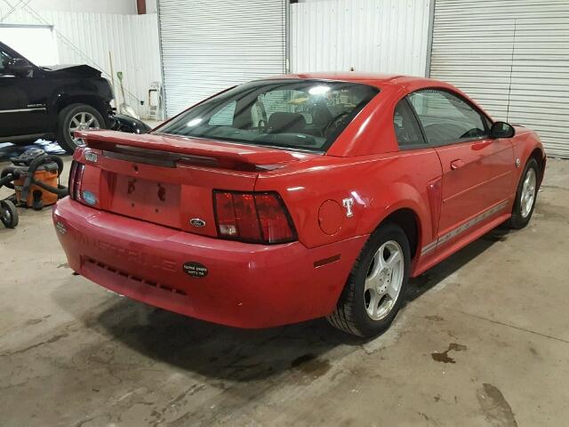 1FAFP40644F158108 - 2004 FORD MUSTANG RED photo 4