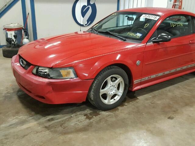 1FAFP40644F158108 - 2004 FORD MUSTANG RED photo 9