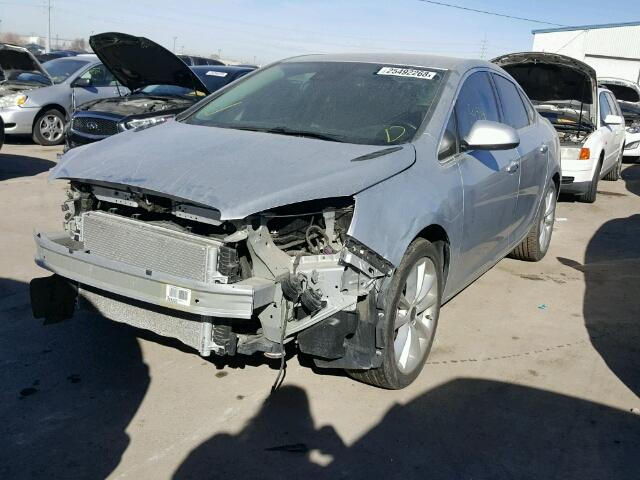 1G4PR5SK0E4165641 - 2014 BUICK VERANO CON SILVER photo 2