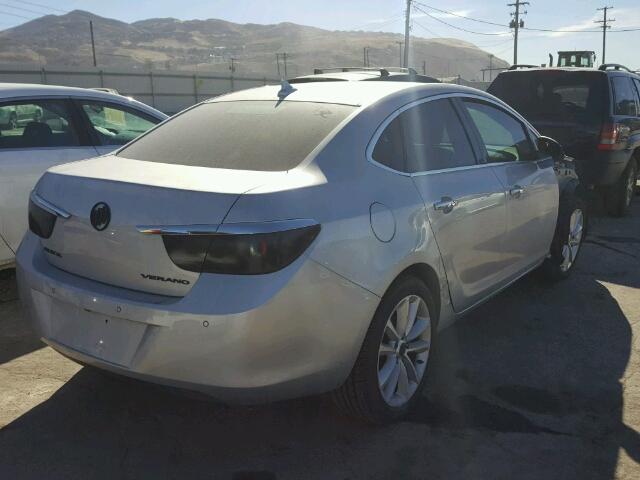 1G4PR5SK0E4165641 - 2014 BUICK VERANO CON SILVER photo 4