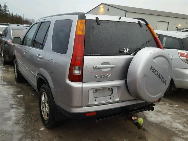 JHLRD78994C810726 - 2004 HONDA CR-V EX SILVER photo 3