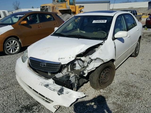 2T1BR32E45C409902 - 2005 TOYOTA COROLLA CE WHITE photo 2