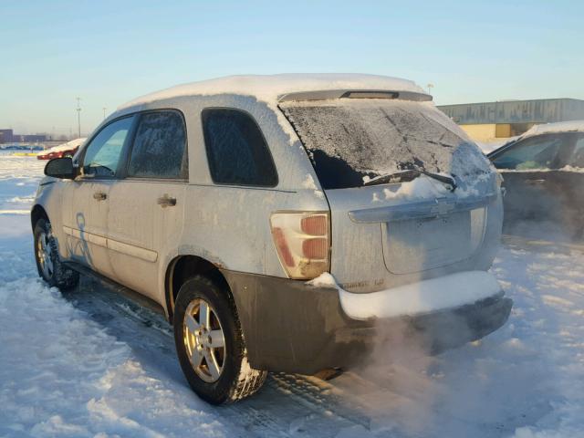 2CNDL13F656126534 - 2005 CHEVROLET EQUINOX LS SILVER photo 3