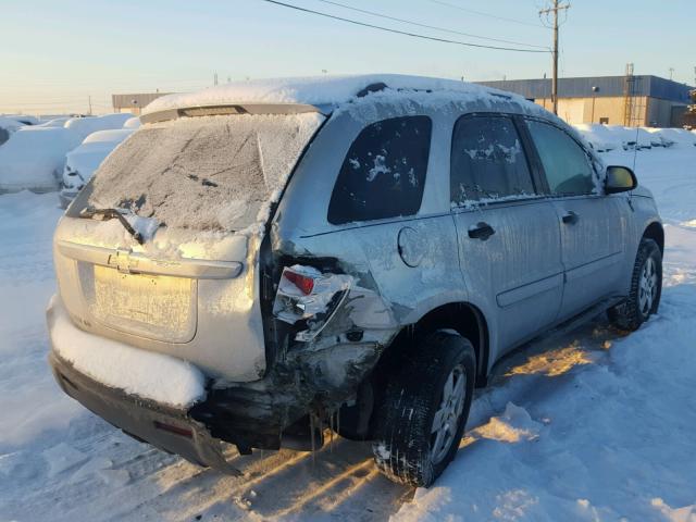 2CNDL13F656126534 - 2005 CHEVROLET EQUINOX LS SILVER photo 4