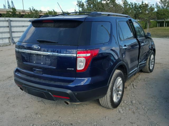 1FMHK8D87BGA18769 - 2011 FORD EXPLORER X BLUE photo 4