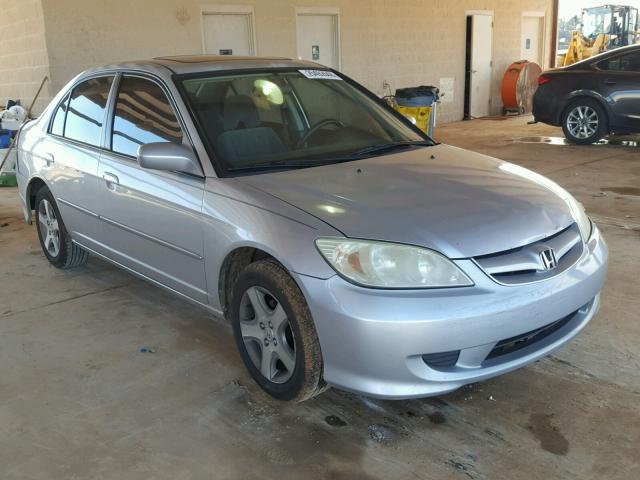 2HGES268X4H629471 - 2004 HONDA CIVIC EX ვერცხლისფერი ფოტო 1