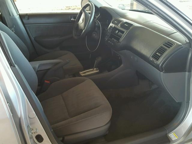 2HGES268X4H629471 - 2004 HONDA CIVIC EX ვერცხლისფერი ფოტო 5