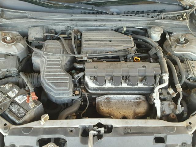 2HGES268X4H629471 - 2004 HONDA CIVIC EX ვერცხლისფერი ფოტო 7