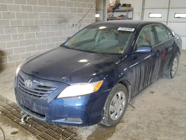 4T4BE46K58R034788 - 2008 TOYOTA CAMRY CE BLUE photo 2