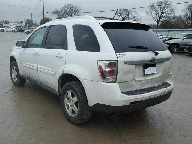 2CNDL63F976089379 - 2007 CHEVROLET EQUINOX LT WHITE photo 3