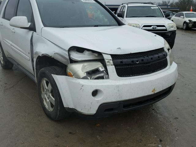 2CNDL63F976089379 - 2007 CHEVROLET EQUINOX LT WHITE photo 9