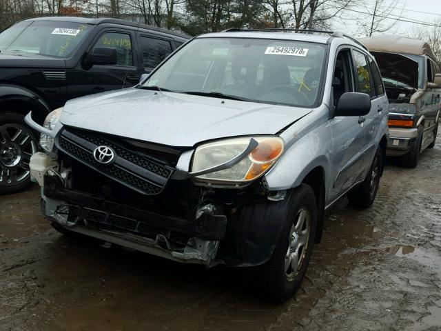 JTEGD20V140044388 - 2004 TOYOTA RAV4 SILVER photo 2