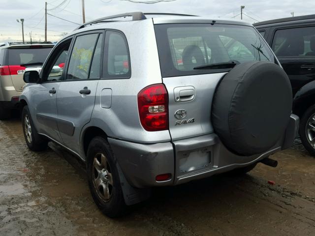 JTEGD20V140044388 - 2004 TOYOTA RAV4 SILVER photo 3