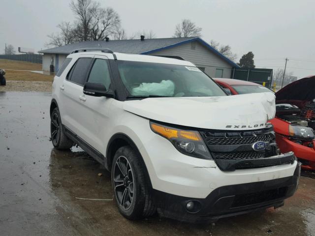 1FM5K8GTXFGA06771 - 2015 FORD EXPLORER S WHITE photo 1