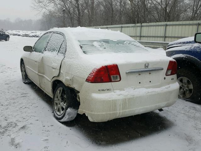 2HGES26863H568344 - 2003 HONDA CIVIC EX თეთრი ფოტო 3