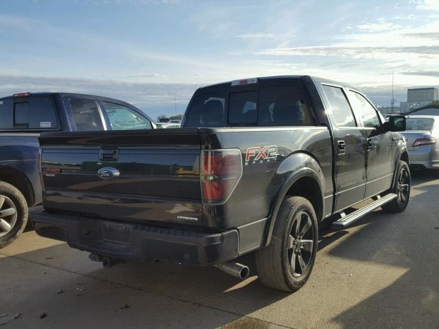 1FTFW1CF9EFC17520 - 2014 FORD F150 SUPER BLACK photo 4