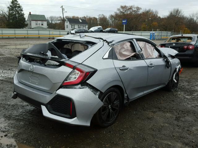 SHHFK7H79HU414369 - 2017 HONDA CIVIC EXL SILVER photo 4