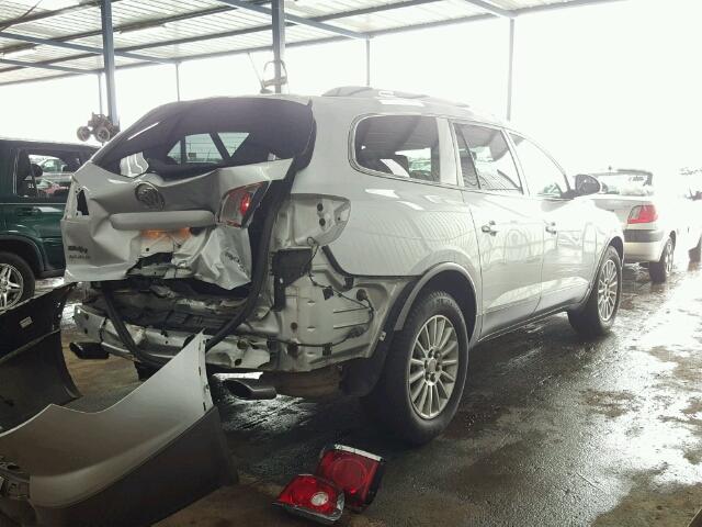 5GAEV23D89J170116 - 2009 BUICK ENCLAVE CX SILVER photo 4