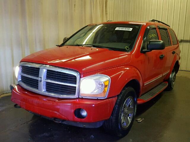 1D8HB58D14F157638 - 2004 DODGE DURANGO LI RED photo 2