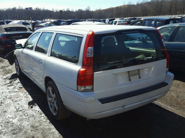 YV1SW612052503866 - 2005 VOLVO V70 WHITE photo 3