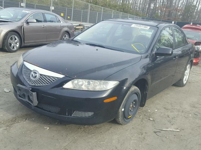 1YVHP80C855M09956 - 2005 MAZDA 6 I BLACK photo 2