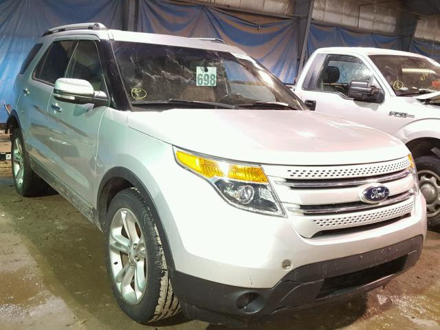 1FM5K8F81DGA83037 - 2013 FORD EXPLORER L SILVER photo 1