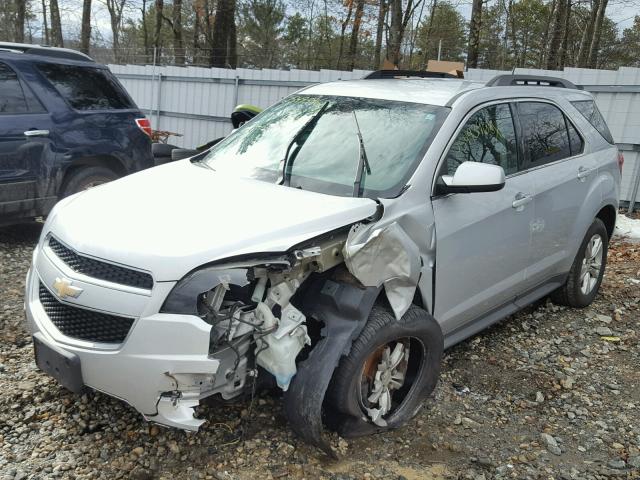 2GNFLEEK5C6377743 - 2012 CHEVROLET EQUINOX LT SILVER photo 2