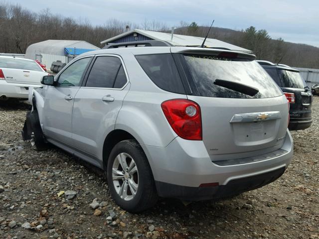 2GNFLEEK5C6377743 - 2012 CHEVROLET EQUINOX LT SILVER photo 3