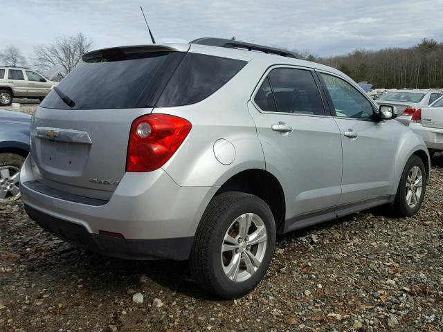 2GNFLEEK5C6377743 - 2012 CHEVROLET EQUINOX LT SILVER photo 4