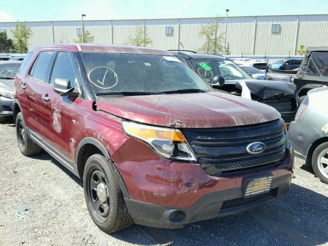 1FM5K8AR3FGA70230 - 2015 FORD EXPLORER P MAROON photo 1