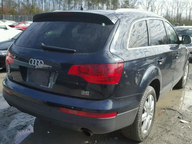 WA1BY74L98D024200 - 2008 AUDI Q7 3.6 QUA BLUE photo 4