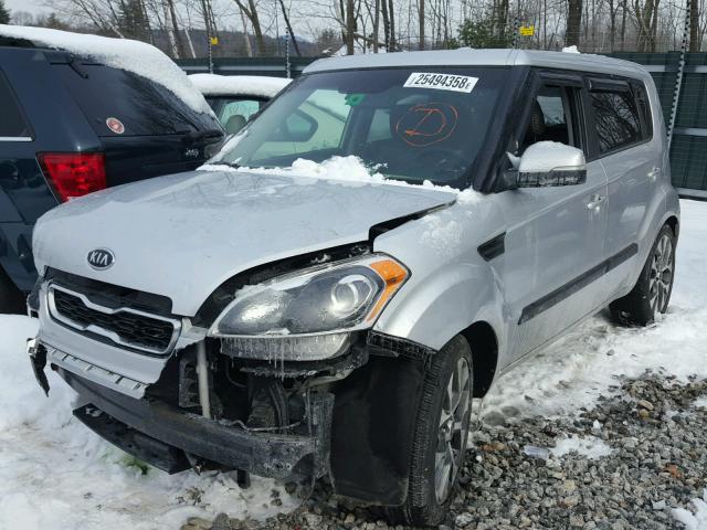 KNDJT2A65C7369748 - 2012 KIA SOUL + SILVER photo 2