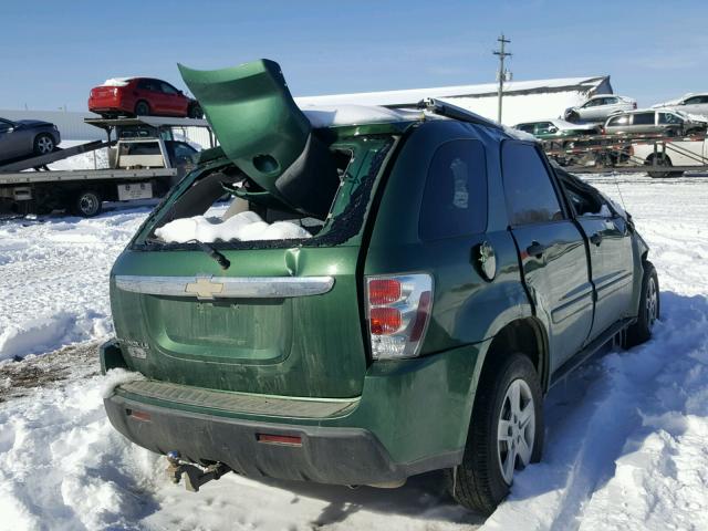 2CNDL13F956005545 - 2005 CHEVROLET EQUINOX LS GREEN photo 4