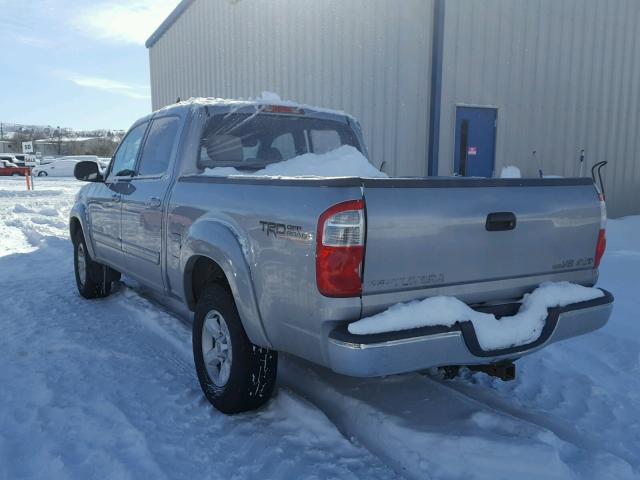 5TBDT44166S550692 - 2006 TOYOTA TUNDRA DOU SILVER photo 3