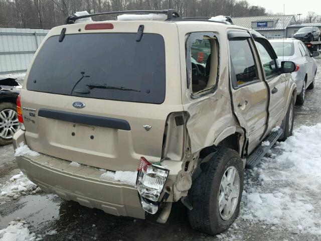 1FMYU93147KB51837 - 2007 FORD ESCAPE XLT TAN photo 4