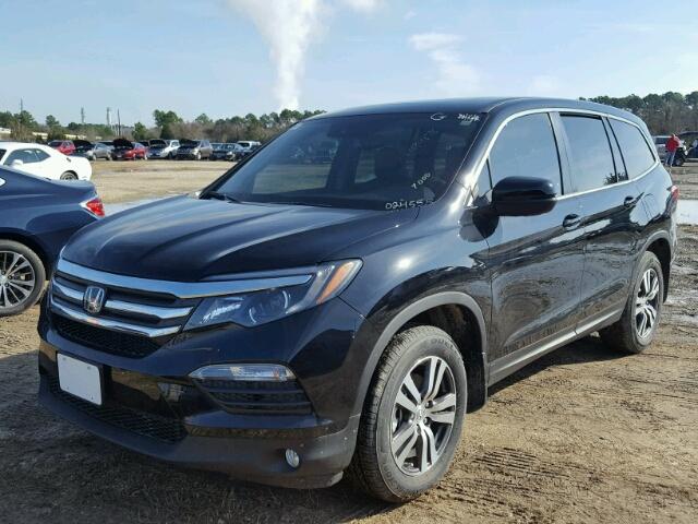 5FNYF5H69HB024558 - 2017 HONDA PILOT EXL BLACK photo 2