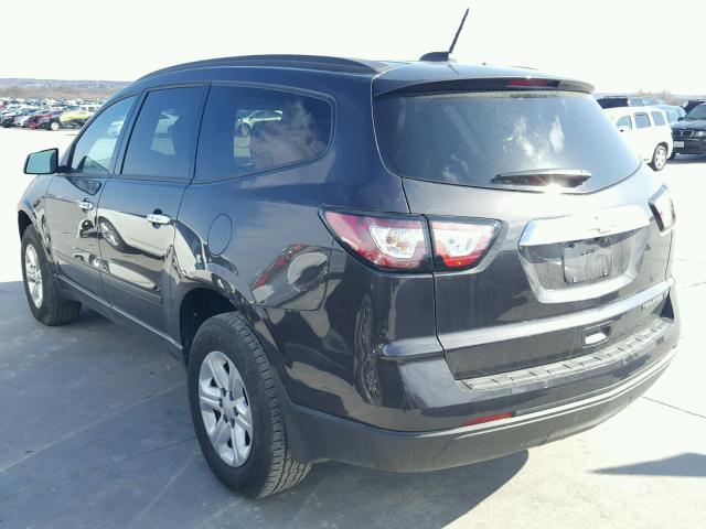 1GNKRFKD3GJ261880 - 2016 CHEVROLET TRAVERSE L GRAY photo 3