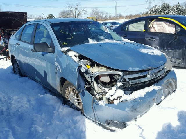 1FAHP35N78W297853 - 2008 FORD FOCUS SE BLUE photo 1