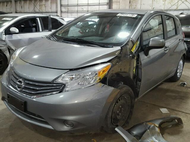 3N1CE2CP7EL410276 - 2014 NISSAN VERSA NOTE GRAY photo 2