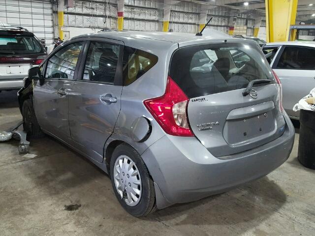 3N1CE2CP7EL410276 - 2014 NISSAN VERSA NOTE GRAY photo 3