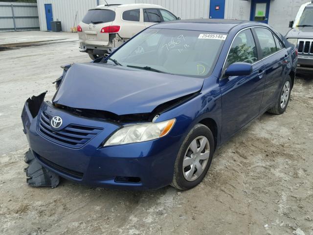 4T1BE46K59U397569 - 2009 TOYOTA CAMRY BASE BLUE photo 2