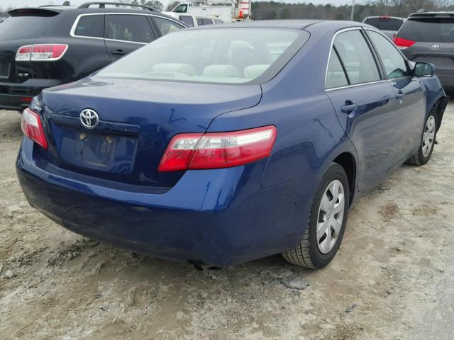 4T1BE46K59U397569 - 2009 TOYOTA CAMRY BASE BLUE photo 4