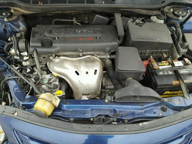 4T1BE46K59U397569 - 2009 TOYOTA CAMRY BASE BLUE photo 7