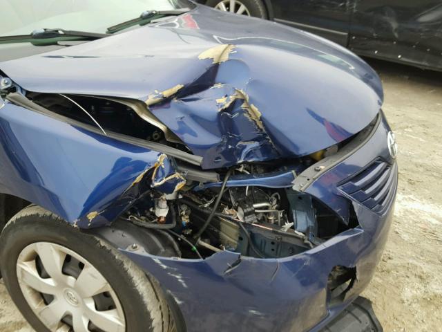 4T1BE46K59U397569 - 2009 TOYOTA CAMRY BASE BLUE photo 9