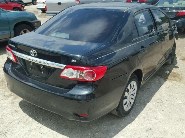 5YFBU4EE6CP026055 - 2012 TOYOTA COROLLA BA BLACK photo 4