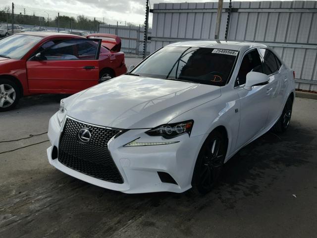 JTHBA1D2XG5033638 - 2016 LEXUS IS 200T WHITE photo 2