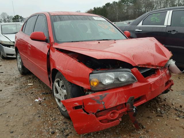 KMHDN46D25U056568 - 2005 HYUNDAI ELANTRA GL RED photo 1